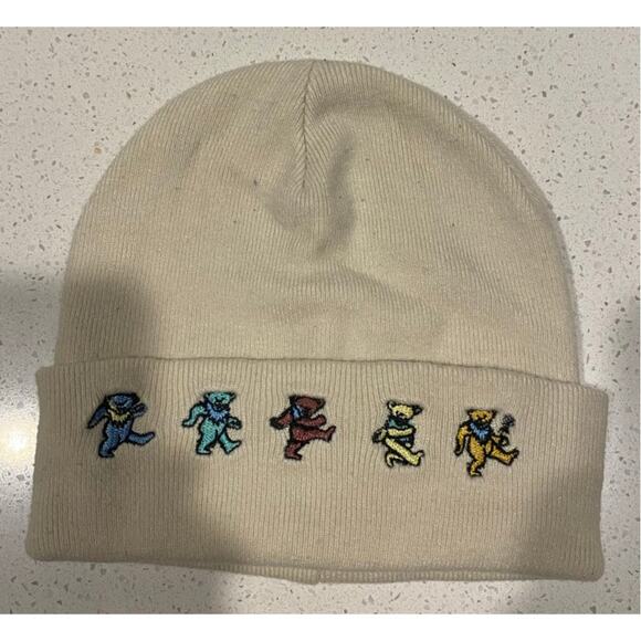 Beautiful Grateful Dead Dancing Bears Beanie - Picture 1 of 3